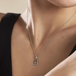 Collier Argent Fifi Oxydes De Zirconium