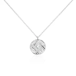 Collier Argent Herbert Oxydes De Zirconium