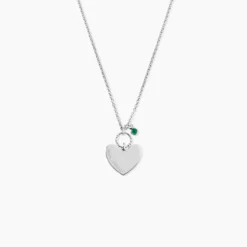 Collier Argent Pero Onyx