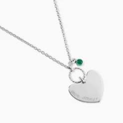Collier Argent Pero Onyx