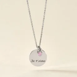 Collier Argent Prew Oxyde De Zirconium