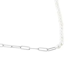 Collier Argent Staines Oxydes De Zirconium
