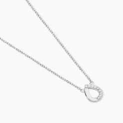 Collier Argent Tancelin Oxydes De Zirconium