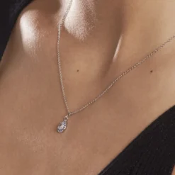 Collier Argent Tania Oxydes De Zirconium