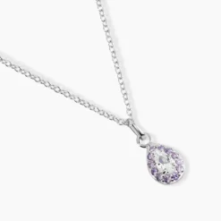 Collier Argent Tania Oxydes De Zirconium