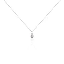 Collier Argent Tania Oxydes De Zirconium