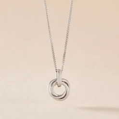 Collier Ariah Argent Blanc