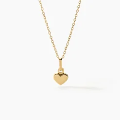 Collier Aricia Coeur Or Jaune