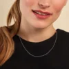 Collier Arletty Argent Blanc