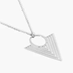 Collier Assala Argent Blanc