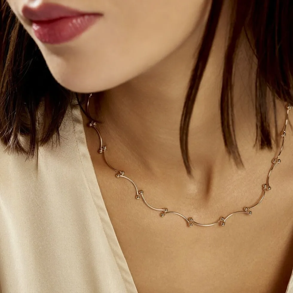 Collier Assma Plaqué Or Jaune