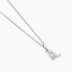 Collier Astra Argent Blanc Oxyde De Zirconium
