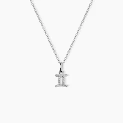 Collier Astra Argent Blanc Oxyde De Zirconium
