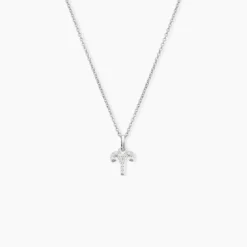 Collier Astra Argent Blanc Oxyde De Zirconium