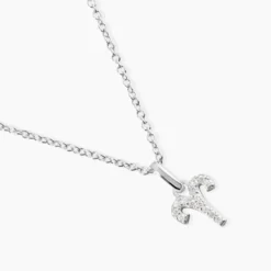 Collier Astra Argent Blanc Oxyde De Zirconium