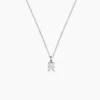 Collier Astra Argent Blanc Oxyde De Zirconium