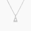 Collier Astra Argent Blanc Oxyde De Zirconium