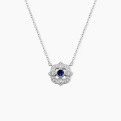 Collier Astrea Argent Blanc Oxyde De Zirconium
