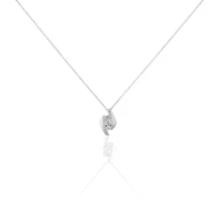 Collier Asya Or Blanc Diamant