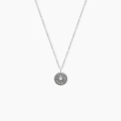 Collier Auretta Argent Blanc Oxyde De Zirconium