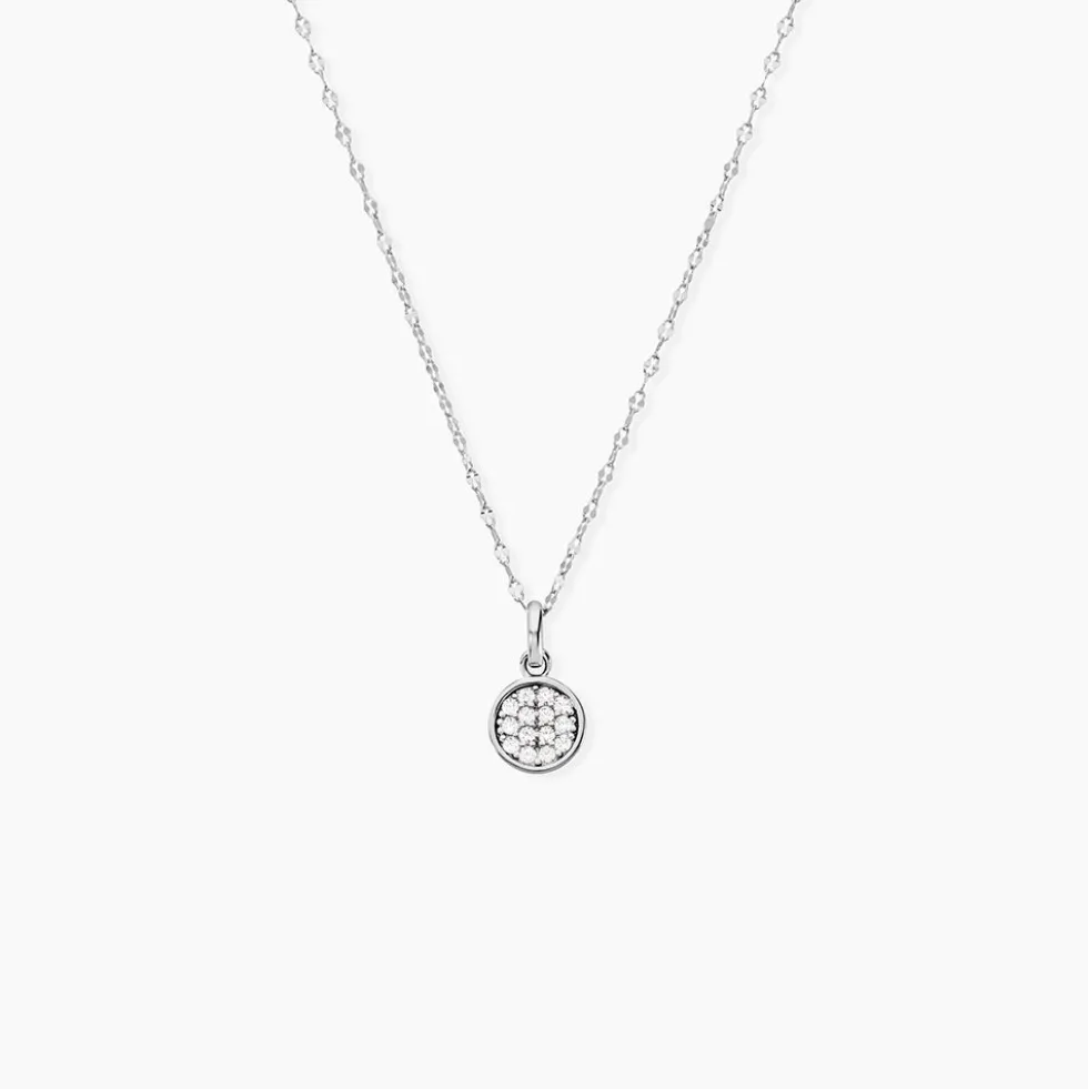 Collier Austen Argent Blanc Oxyde De Zirconium