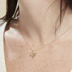 Collier Averrhoa Or Jaune