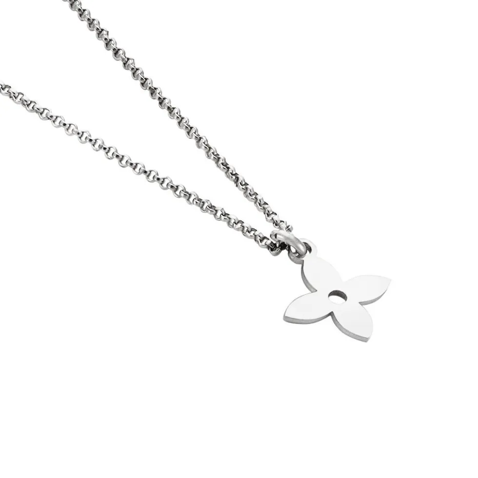 Collier Avra Argent Blanc