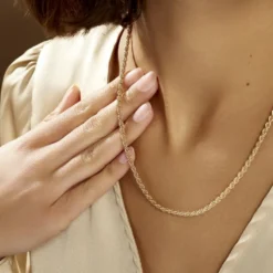 Collier Azelys Plaqué Or Jaune