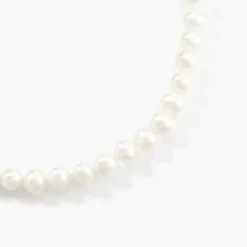 Collier Baroque Or Jaune Perle De Culture