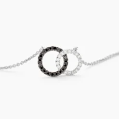 Collier Bella Or Blanc Diamant