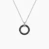 Collier Bertillianne Argent Blanc Céramique Et Oxyde De Zirconium