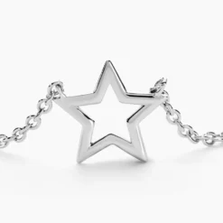 Collier Bess Argent Blanc