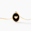 Collier Black Jack Or Jaune