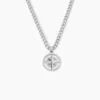 Collier Boss North Acier Blanc