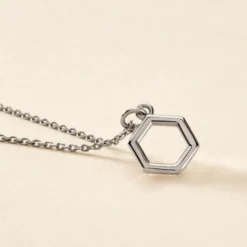 Collier Brielle Argent Blanc