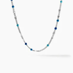 Collier Cacilia Argent Blanc