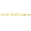 Collier Capucin Or Jaune Maille Marine Plate