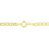 Collier Capucin Or Jaune Maille Marine Plate
