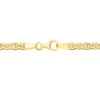 Collier Capucin Or Jaune Maille Marine Plate