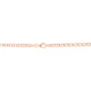 Collier Capucin Or Rose Maille Marine Plate