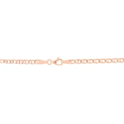 Collier Capucin Or Rose Maille Marine Plate