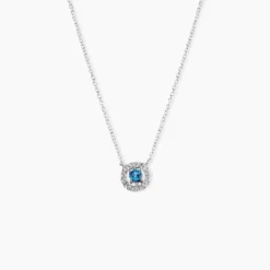 Collier Carren Argent Blanc Oxyde De Zirconium