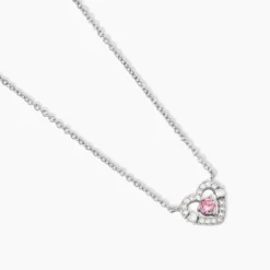 Collier Carren Argent Blanc Oxyde De Zirconium