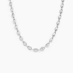 Collier Carrus Argent Blanc