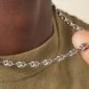Collier Carrus Argent Blanc