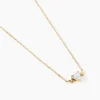 Collier Chaim Or Jaune Oxyde