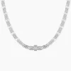Collier Chanelle Argent Blanc Oxyde De Zirconium