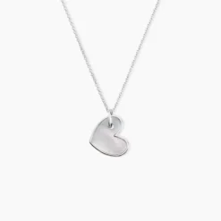 Collier Charla Argent Blanc Nacre