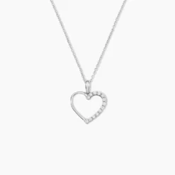 Collier Chlora Or Blanc Diamant