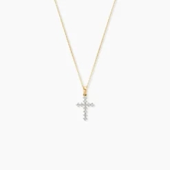 Collier Chriselda Or Jaune Diamant